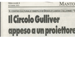 "IL Circolo Gulliver appeso a un Proiettore"